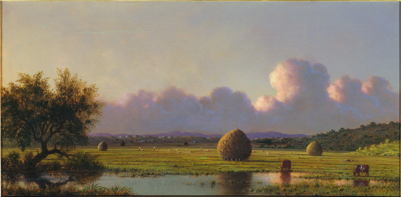 Martin Johnson Heade (American, 1819–1904) Sunlight on Newbury Marshes - PNG