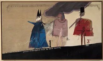 A Grand Procession of Dignitaries in the Semi-Egyptian Style, 1961