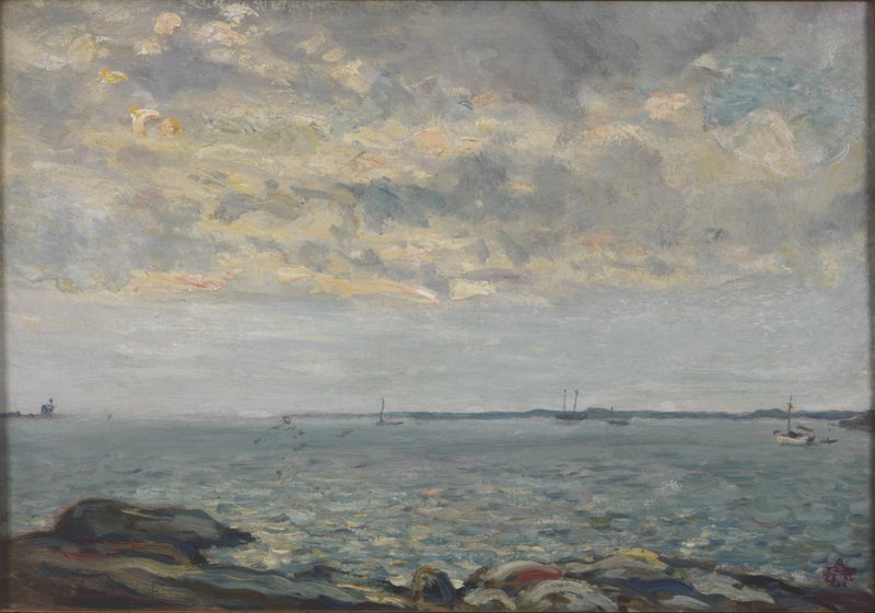 Henry Ward Ranger (American, 1858–1916) Untitled (seascape), n.d.-png