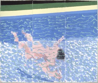 David Hockney (British, b. 1937) Swimmer Underwater (Paper Pool 16),1978